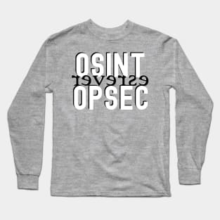 OSINT reverse OPSEC Long Sleeve T-Shirt